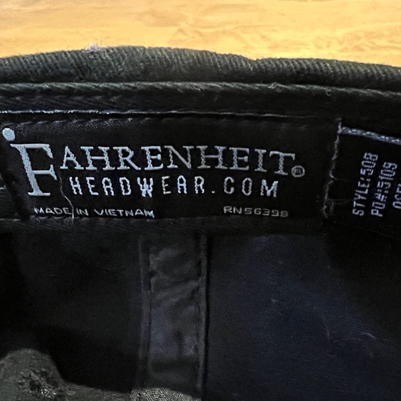 Fahrenheit Headwear “Y’All” Black Baseball Cap w/Fabric Adjustable Strap&Buckle - Picture 3 of 4